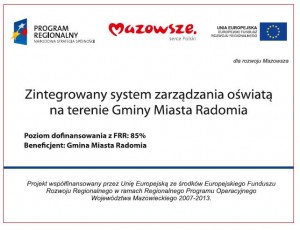 Logo - Zintegrowany system zarządzania oświatą na terenie Gminy Miasta Radomia